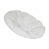 Maxbell Rocking Chair Cushion Wicker Chairs Floor Sunroom Lawn Swing Basket Seat Pad White