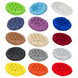 Maxbell Rocking Chair Cushion Wicker Chairs Floor Sunroom Lawn Swing Basket Seat Pad White