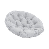 Maxbell Rocking Chair Cushion Wicker Chairs Floor Sunroom Lawn Swing Basket Seat Pad Light Gray