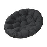 Maxbell Rocking Chair Cushion Wicker Chairs Floor Sunroom Lawn Swing Basket Seat Pad Black