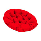 Maxbell Rocking Chair Cushion Wicker Chairs Floor Sunroom Lawn Swing Basket Seat Pad Red