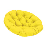 Maxbell Rocking Chair Cushion Wicker Chairs Floor Sunroom Lawn Swing Basket Seat Pad Yellow