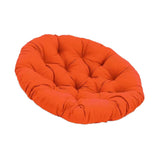 Maxbell Rocking Chair Cushion Wicker Chairs Floor Sunroom Lawn Swing Basket Seat Pad Orange