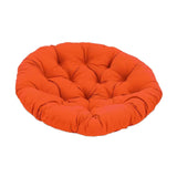 Maxbell Rocking Chair Cushion Wicker Chairs Floor Sunroom Lawn Swing Basket Seat Pad Orange