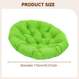 Maxbell Rocking Chair Cushion Wicker Chairs Floor Sunroom Lawn Swing Basket Seat Pad Green