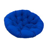 Maxbell Rocking Chair Cushion Wicker Chairs Floor Sunroom Lawn Swing Basket Seat Pad Royal Blue
