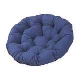 Maxbell Rocking Chair Cushion Wicker Chairs Floor Sunroom Lawn Swing Basket Seat Pad Dark Blue