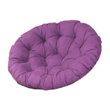 Maxbell Rocking Chair Cushion Wicker Chairs Floor Sunroom Lawn Swing Basket Seat Pad Violet