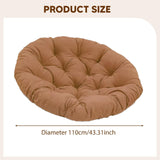 Maxbell Rocking Chair Cushion Wicker Chairs Floor Sunroom Lawn Swing Basket Seat Pad Coffee