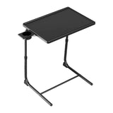 Maxbell Sofa Armrest Tray Table Modern for Bed or Chair 360° Swivel Snack Side Table