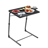 Maxbell Sofa Armrest Tray Table Modern for Bed or Chair 360° Swivel Snack Side Table