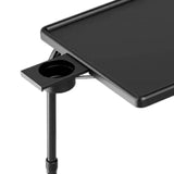 Maxbell Sofa Armrest Tray Table Modern for Bed or Chair 360° Swivel Snack Side Table