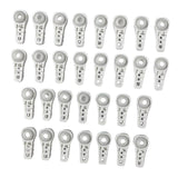 Maxbell 30 Pieces Ball Bearing Carriers Durability Practical Spare Parts Accessories