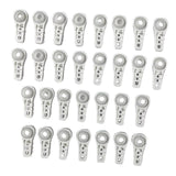 Maxbell 30 Pieces Ball Bearing Carriers Durability Practical Spare Parts Accessories