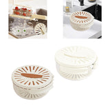 Maxbell Fruit and Vegetable Washing Bowl Practical with Foldable Handle Drain Basket White
