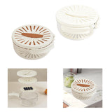 Maxbell Fruit and Vegetable Washing Bowl Practical with Foldable Handle Drain Basket White