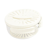 Maxbell Fruit and Vegetable Washing Bowl Practical with Foldable Handle Drain Basket White