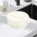 Maxbell Fruit and Vegetable Washing Bowl Practical with Foldable Handle Drain Basket White