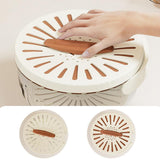 Maxbell Fruit and Vegetable Washing Bowl Practical with Foldable Handle Drain Basket Brown