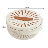 Maxbell Fruit and Vegetable Washing Bowl Practical with Foldable Handle Drain Basket Brown