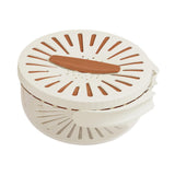 Maxbell Fruit and Vegetable Washing Bowl Practical with Foldable Handle Drain Basket Brown