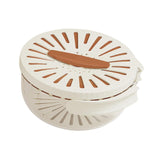 Maxbell Fruit and Vegetable Washing Bowl Practical with Foldable Handle Drain Basket Brown