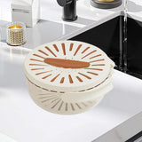 Maxbell Fruit and Vegetable Washing Bowl Practical with Foldable Handle Drain Basket Brown
