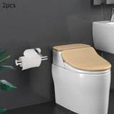 Maxbell 2x Curtain Holdbacks Kitchen Closet Multiuse Accessories Toilet Paper Holder Silver