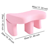 Maxbell Reading Pillow Nonslip Breathable Accessories for Playing Adults Living Room Pink