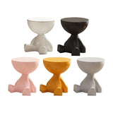 Maxbell Side End Table with Storage Bedroom Statue Farmhouse Small Cute Coffee Table White