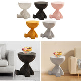 Maxbell Side End Table with Storage Bedroom Statue Farmhouse Small Cute Coffee Table White