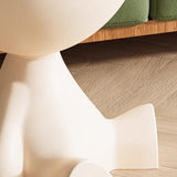 Maxbell Side End Table with Storage Bedroom Statue Farmhouse Small Cute Coffee Table White
