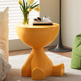 Maxbell Side End Table with Storage Bedroom Statue Farmhouse Small Cute Coffee Table White
