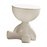 Maxbell Side End Table with Storage Bedroom Statue Farmhouse Small Cute Coffee Table White