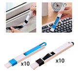Maxbell 20Pcs Window Groove Cleaning Brushes Crevice Cleaning Reusable Cleaning Tool