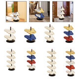 Maxbell Vertical Shoe Rack Corner Storage Organizer for Apartment Dormitory Entryway 2 Tier White