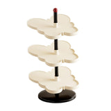 Maxbell Vertical Shoe Rack Corner Storage Organizer for Apartment Dormitory Entryway 3 Tier White