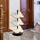 Maxbell Vertical Shoe Rack Corner Storage Organizer for Apartment Dormitory Entryway 3 Tier White