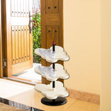 Maxbell Vertical Shoe Rack Corner Storage Organizer for Apartment Dormitory Entryway 3 Tier White