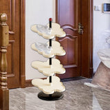 Maxbell Vertical Shoe Rack Corner Storage Organizer for Apartment Dormitory Entryway 4 Tier White