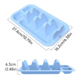 Maxbell Mexican Taco Holder Stand Stylish Taco Baking Rack for Buffets Party Kitchen Light Blue