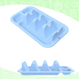 Maxbell Mexican Taco Holder Stand Stylish Taco Baking Rack for Buffets Party Kitchen Light Blue