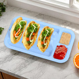 Maxbell Mexican Taco Holder Stand Stylish Taco Baking Rack for Buffets Party Kitchen Light Blue