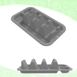 Maxbell Mexican Taco Holder Stand Stylish Taco Baking Rack for Buffets Party Kitchen Gray