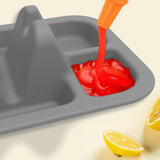Maxbell Mexican Taco Holder Stand Stylish Taco Baking Rack for Buffets Party Kitchen Gray