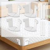 Maxbell 4Pcs Bed Sheet Holders Hostel Nonslip Home Tight Grip Keep Sheets Firm Tight