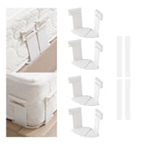 Maxbell 4Pcs Bed Sheet Holders Hostel Nonslip Home Tight Grip Keep Sheets Firm Tight