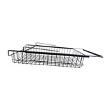 Maxbell Hanging Pullout Drawer Decor Sliding Under Shelf for Office Cabinet Cupboard Black Large