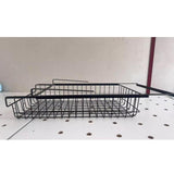 Maxbell Hanging Pullout Drawer Decor Sliding Under Shelf for Office Cabinet Cupboard Black Large