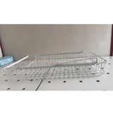 Maxbell Hanging Pullout Drawer Decor Sliding Under Shelf for Office Cabinet Cupboard White Large